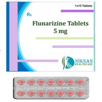 Flunarizine 5 Mg Tablets - 10 Units, Antihistamine & Calcium Channel Blocker For Vomiting Relief | Suitable For Aged Persons And Women, Storage At 25â°c