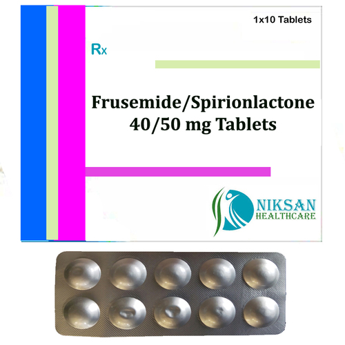 Frusemide 40 Mg Spirionlactone 50 Mg Tablets General Medicines
