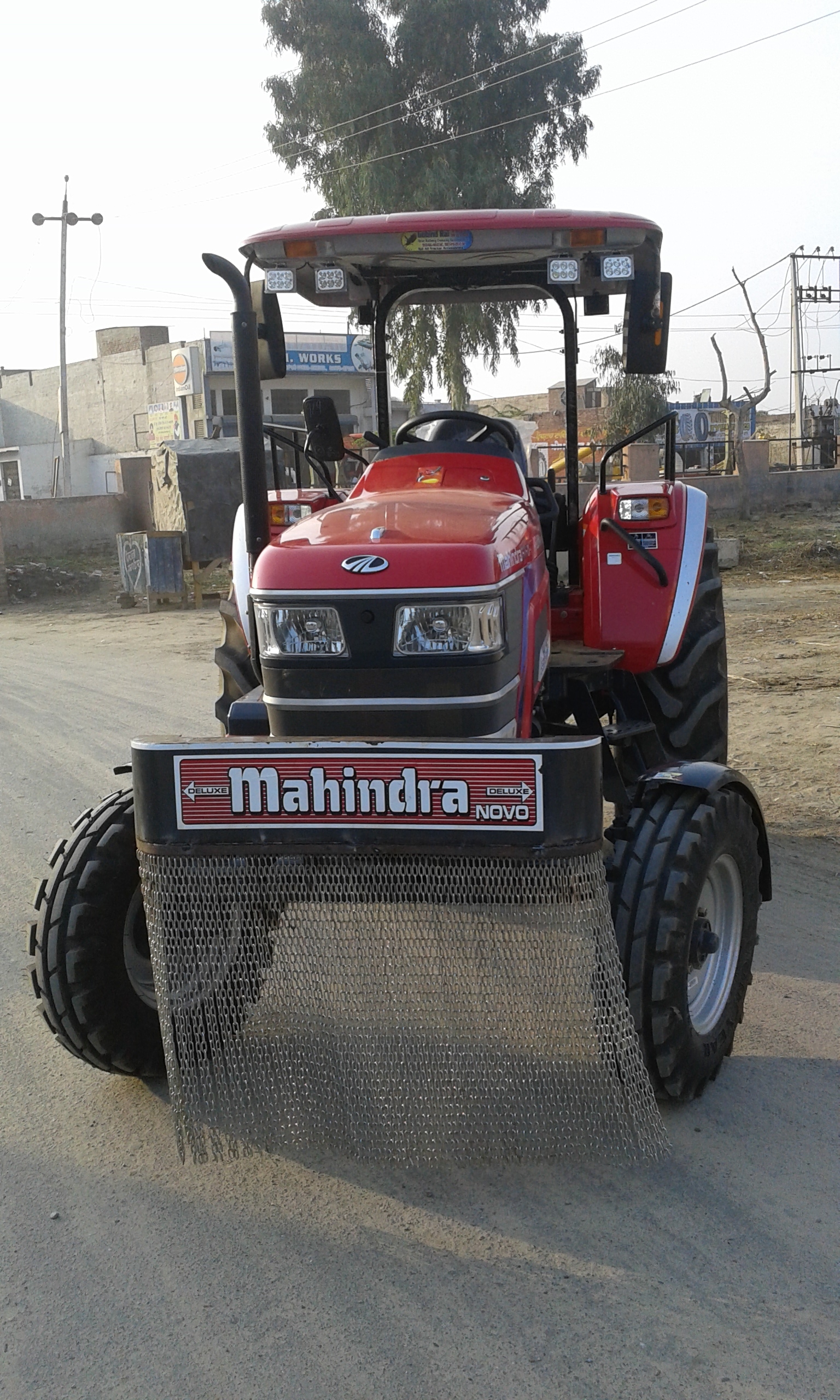 Mahindra tractor fibre hood
