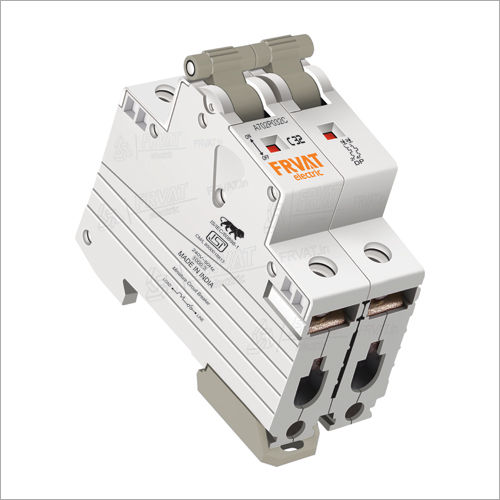 White & Gray Dp Mcb Switch