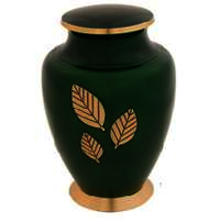 Black & Gold Design Cremation Urns