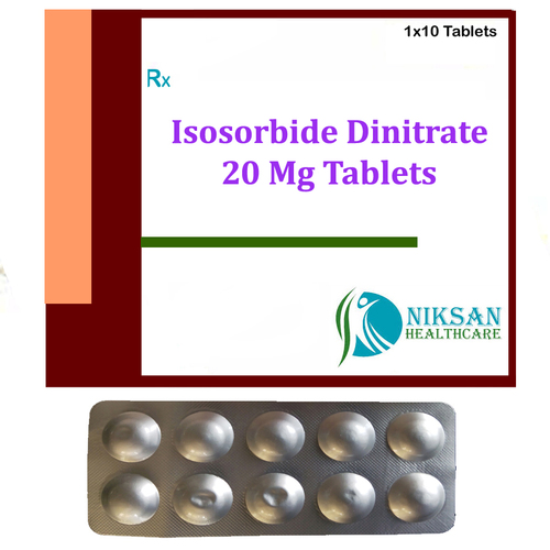 Isosorbide Dinitrate 20 Mg Tablets
