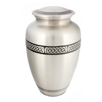 Brass Adult Funeral Cremation Urn For Ashes