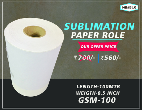 Sublimation Paper Roll 8.5"