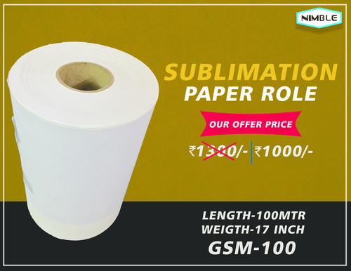 Sublimation Paper Roll 17"