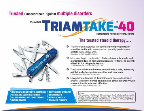 Triamcinolone Acetonide 40 mg per ml