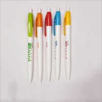 Retractable Plastic Body Ball Pen - Standard Size, Available In All Colors | High Quality For Office Use