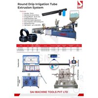 Drip Irrigation Pipe Plant For (round Dripper Type) - Automatic Grade: Automatic