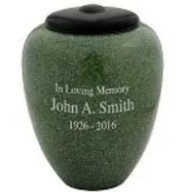 Green Brass Cremation Urn