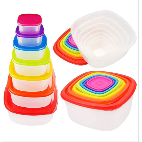 Rainbow Boxes - Fine Quality Plastic, Standard Size with Color-Coded Designs | Ideal for Kitchen Appliances and Home Organization
