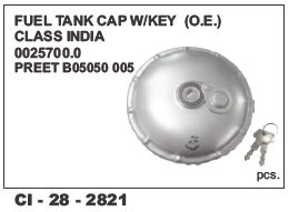 Fuel Tank Cap w/keys