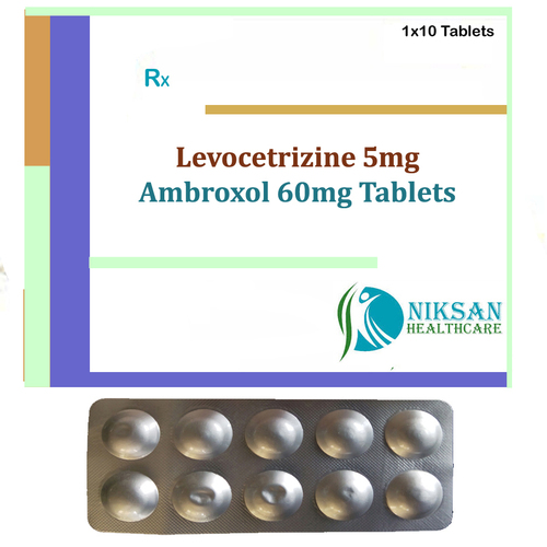 Levocetrizine 5Mg Ambroxol 60Mg Tablets General Medicines