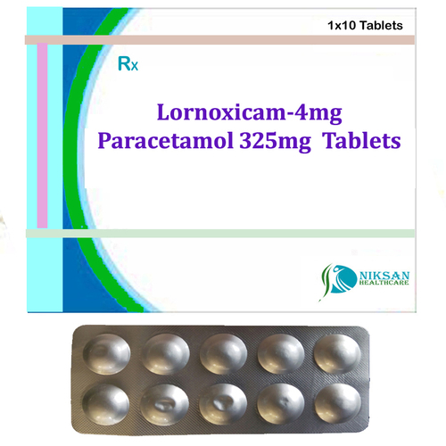 Lornoxicam-4Mg Paracetamol 325Mg Tablets