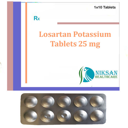 Losartan Potassium 25 Mg Tablets General Medicines