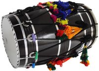 Bhangra Dhol - Metal Body, 11" To 15" Diameter & 17" Height | Superb Welding, Durable Design, Excellent Sound Quality