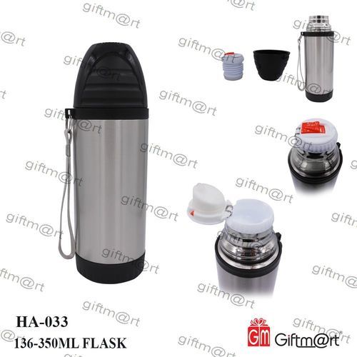 350 Ml Silver Flask