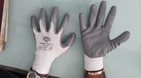 Velpro White Grey Gloves