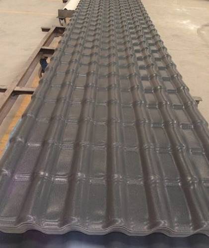 Tagsten International ASA Synthetic Deep Grey Resin Roofing Sheet