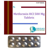 Metformin Hcl 500 Mg Tablets General Medicines