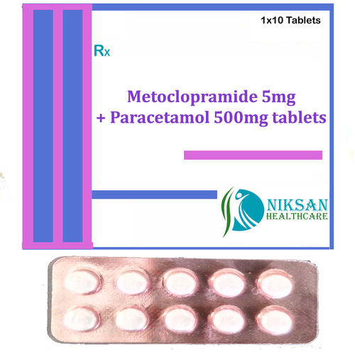 Metoclopramide 5Mg Paracetamol 500Mg Tablets General Medicines