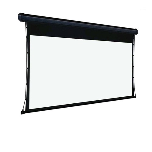 Ambient Light Rejecting Projection Screen Black Crystal Tab Tension Motorized Screen 16:10 Conductor Material: Aluminum