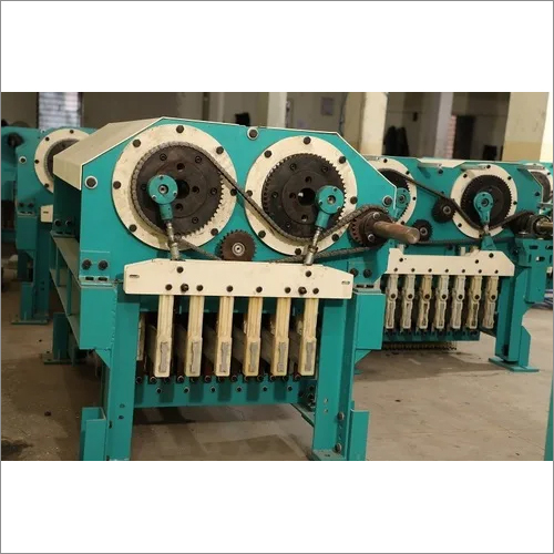 Green Industrial Jacquard Machine