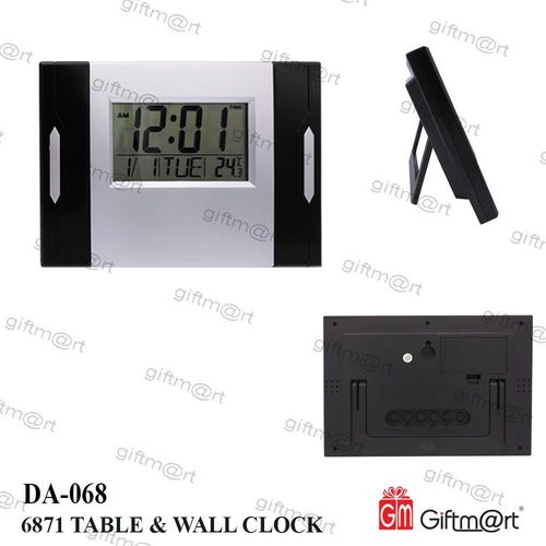 Silver Digital Clock