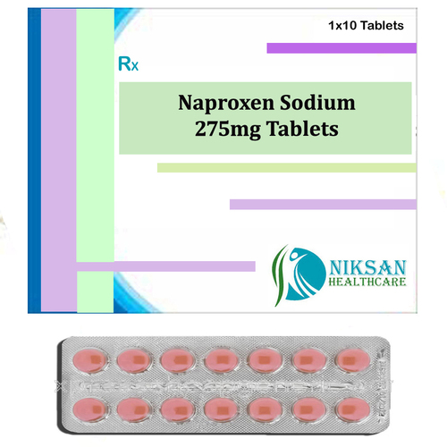 Naproxen Sodium 275Mg Tablets General Medicines