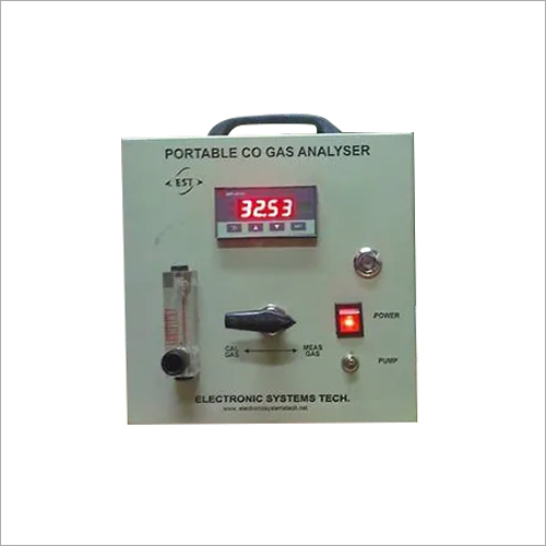 Online CO Gas Analyzer - 15x15x10 cm, Portable, Accurate +/-2ppm, Continuous Monitoring, Durable
