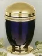 Gold Brass Metal Cremation Urns