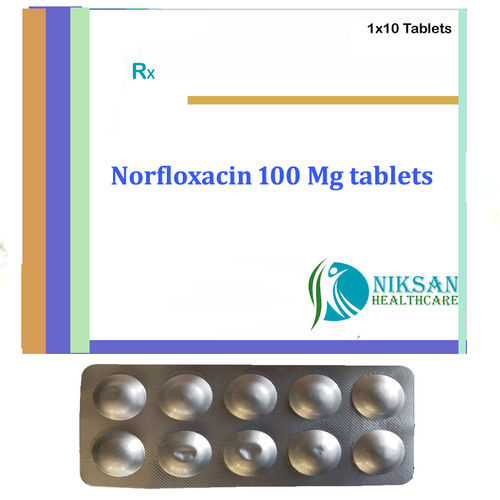 Norfloxacin 100 Mg Tablets General Medicines