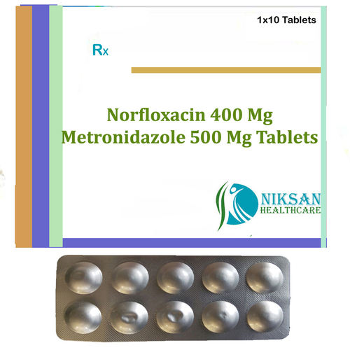 Norfloxacin 400 Mg Metronidazole 500 Mg Tablets General Medicines