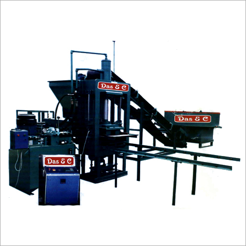 Fully Automatic Fly Ash Bricks Pressure With Vibro Making Machine