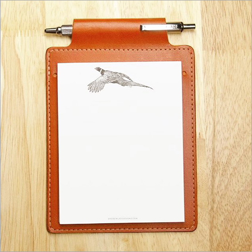 Brown & Abaliable In Multicolour Leather Notepad
