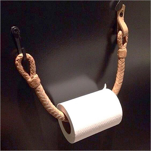 Abaliable In Multicolour Leather Toilet Paper Holder