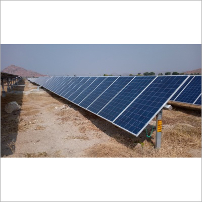 Ground Mounted Solar Panel Structure