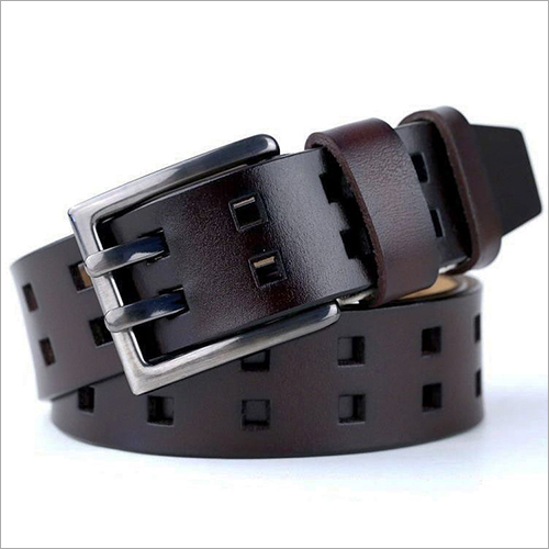 Double Pin Roller Leather Belt