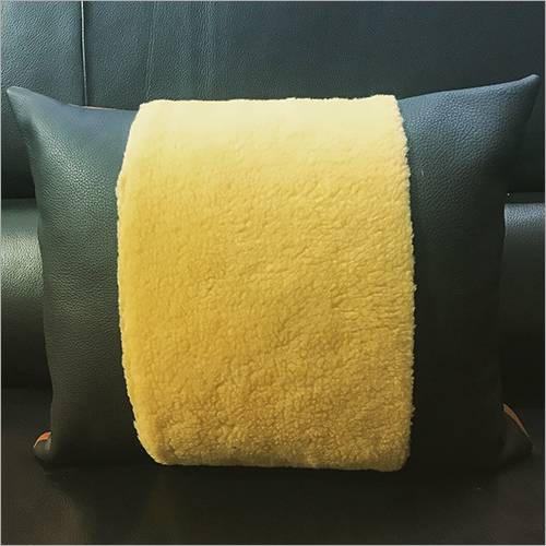Designer Leather Cushion Cover