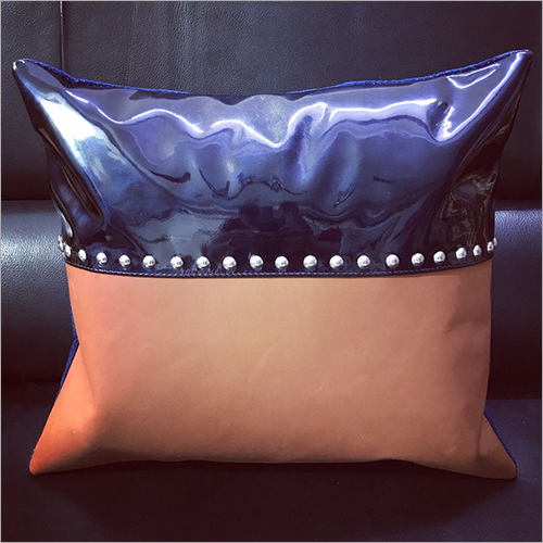 Abaliable In Multicolour Fancy Leather Cushion Cover