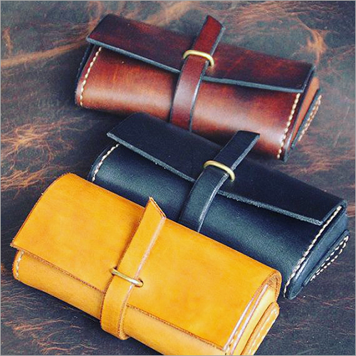 Available In Multicolour Leather Sunglasses Case