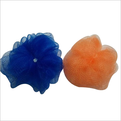 Flower Bath Ball Shaped Sponge By PRASAD INDUSTRIES