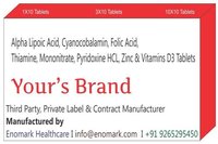 Alpha Lipoic acid Cyanocobalamin Folic acid Thiamine Mononitrate Pyridoxine Hcl Zinc & Vitamins D3 Tablets