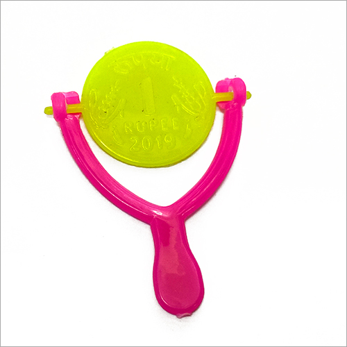 Blow Head Tail Game Toy - Plastic Material, Small Size, Available In Yellow And Baby Pink Colors | Safe, Durable, Interactive Fun For Kids