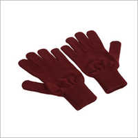 Unisex Woolen Hand Gloves - Acrylic Wool, Multicolor | Washable, Dry Cleanable For Daily Use, Plain Pattern, Warm Protection Against Freezing Winds