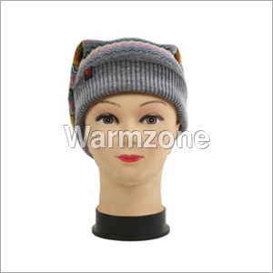 Ladies Woolen Fancy Caps - Acrylic Wool, All Sizes Available, All Colors, Light Weight | Stylish Design, Soft Texture, Washable