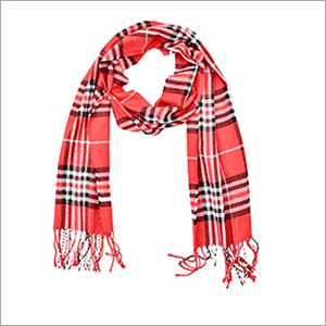 Fancy Woolen Muffler - Wool Blend, Checked Pattern, Multicolor Design | Ideal for Winter Style and Warmth
