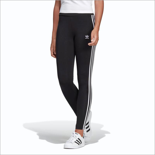 Available In Multicolour 3 Stripes Black Legging