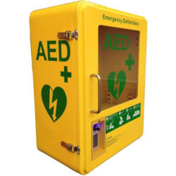 Medical  Yellow AED Cabinet