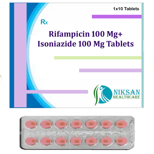 Rifampicin 100 Mg Isoniazide 100 Mg Tablets