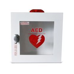 Medical White AED Cabinet